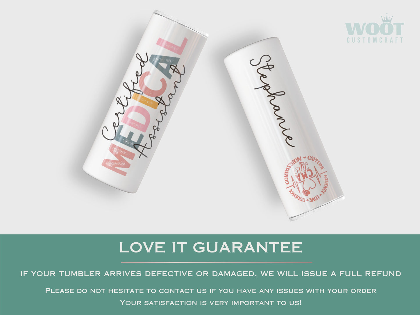 Personalized CMA Tumbler - Custom Certified Medical Assistant Cup Perfect Graduation Gift for Nurses