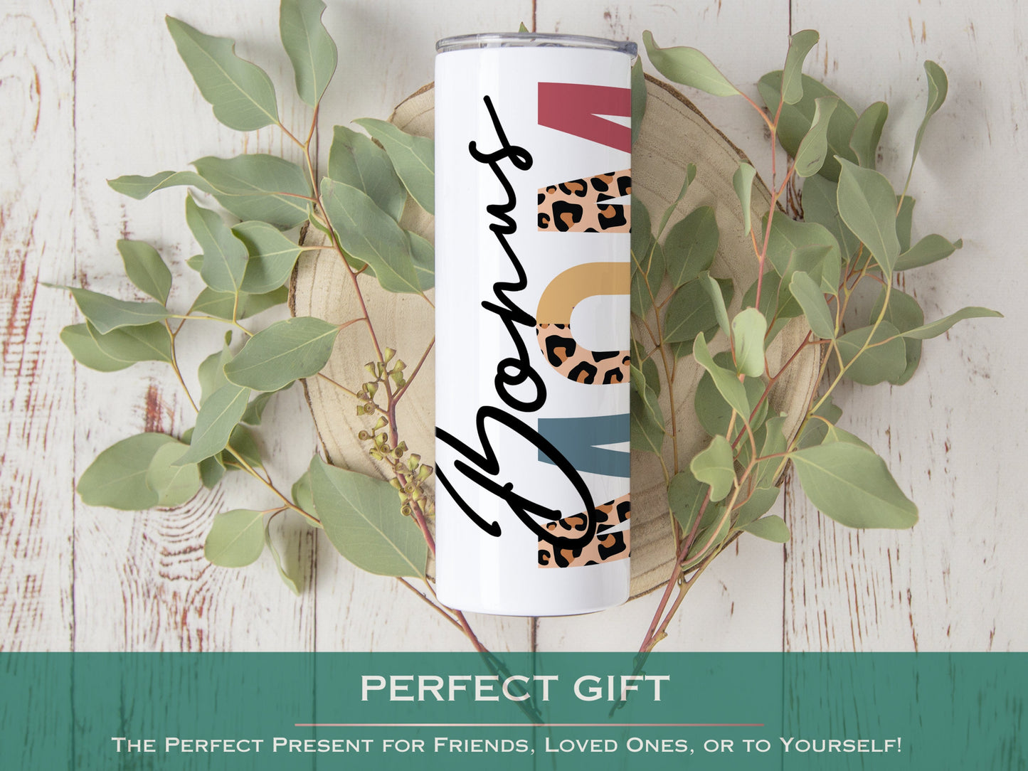 Personalized Bonus Mom Tumbler - Custom Gift with Kids' Names