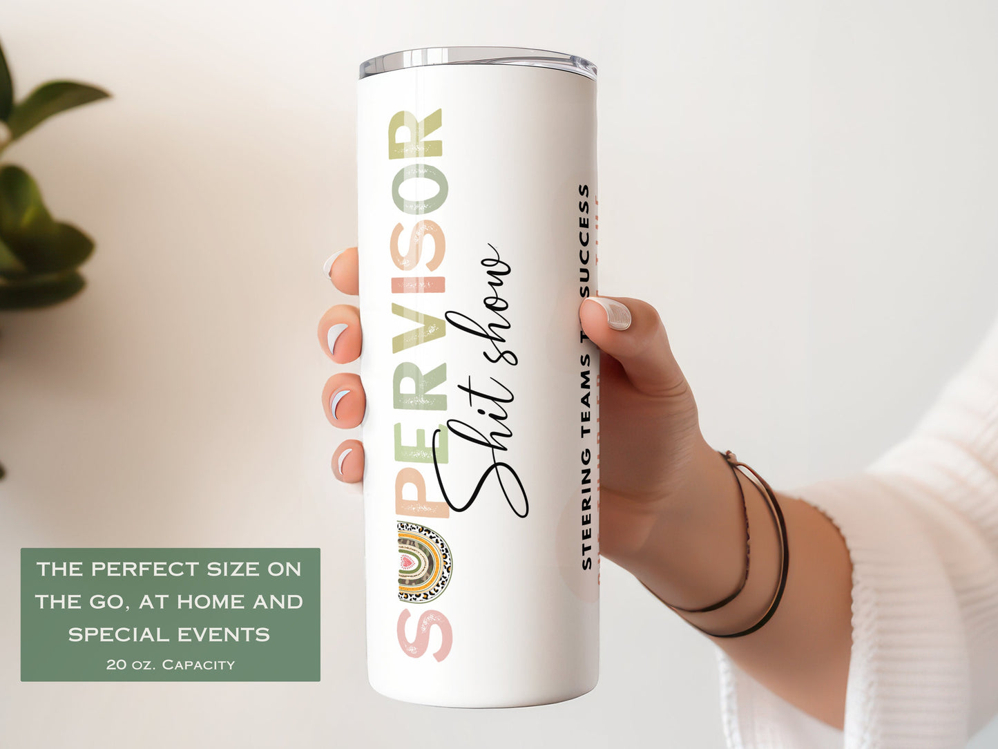 Shit Show Supervisor Tumbler - Unique Gift for Women Supervisors