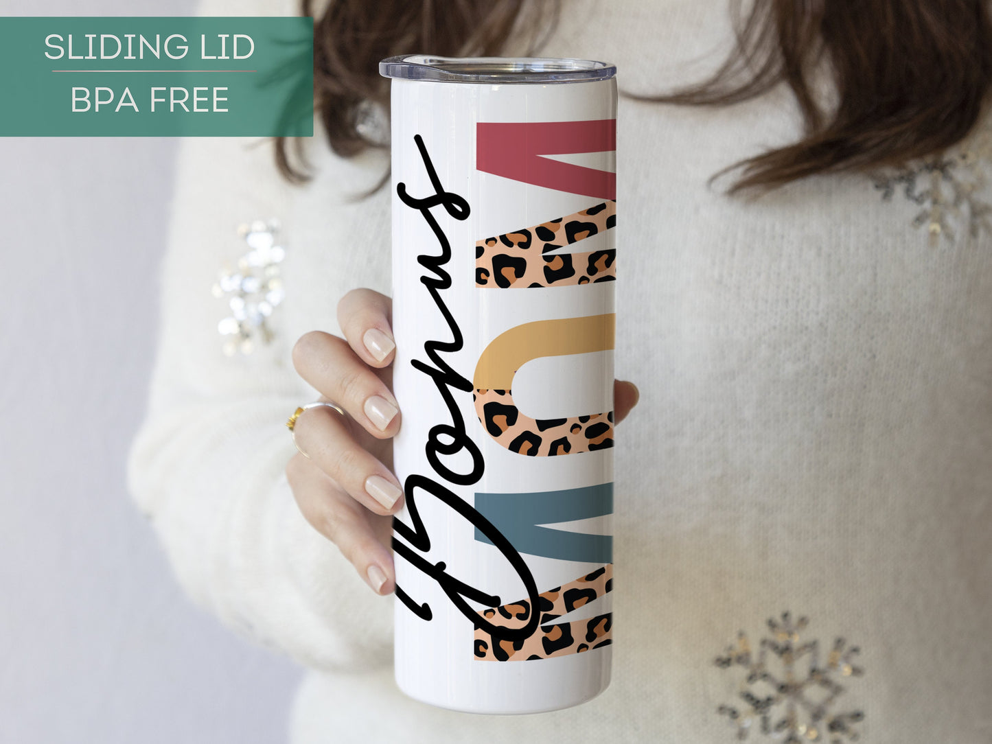 Personalized Bonus Mom Tumbler - Custom Gift with Kids' Names