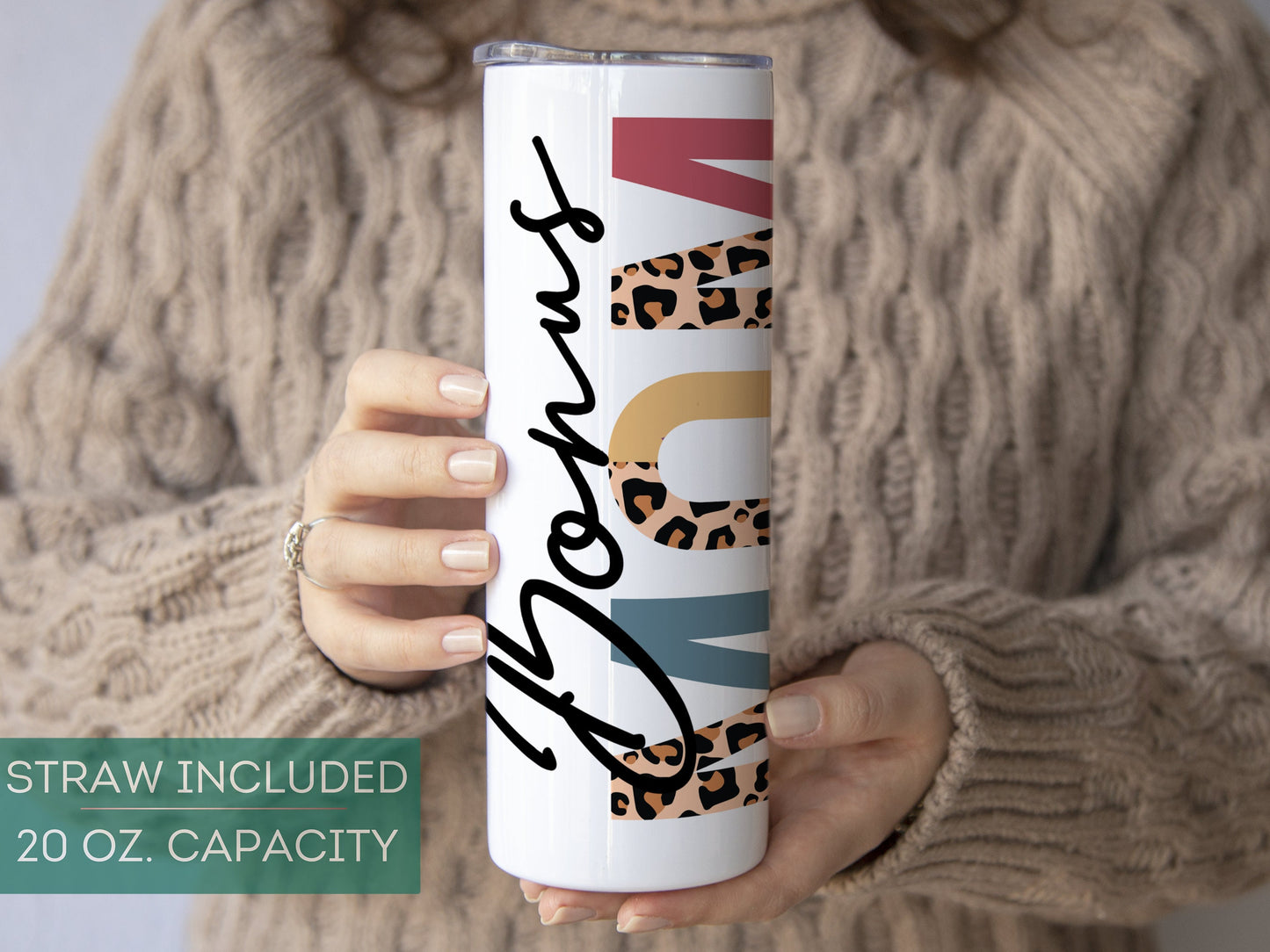 Personalized Bonus Mom Tumbler - Custom Gift with Kids' Names