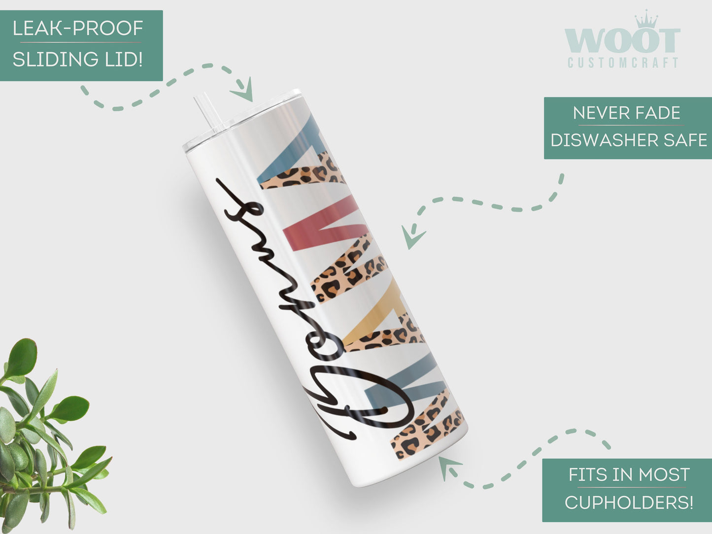 Personalized Bonus Mama Tumbler with Kids' Names - Thoughtful Gift Travel Cup for Bonus Moms