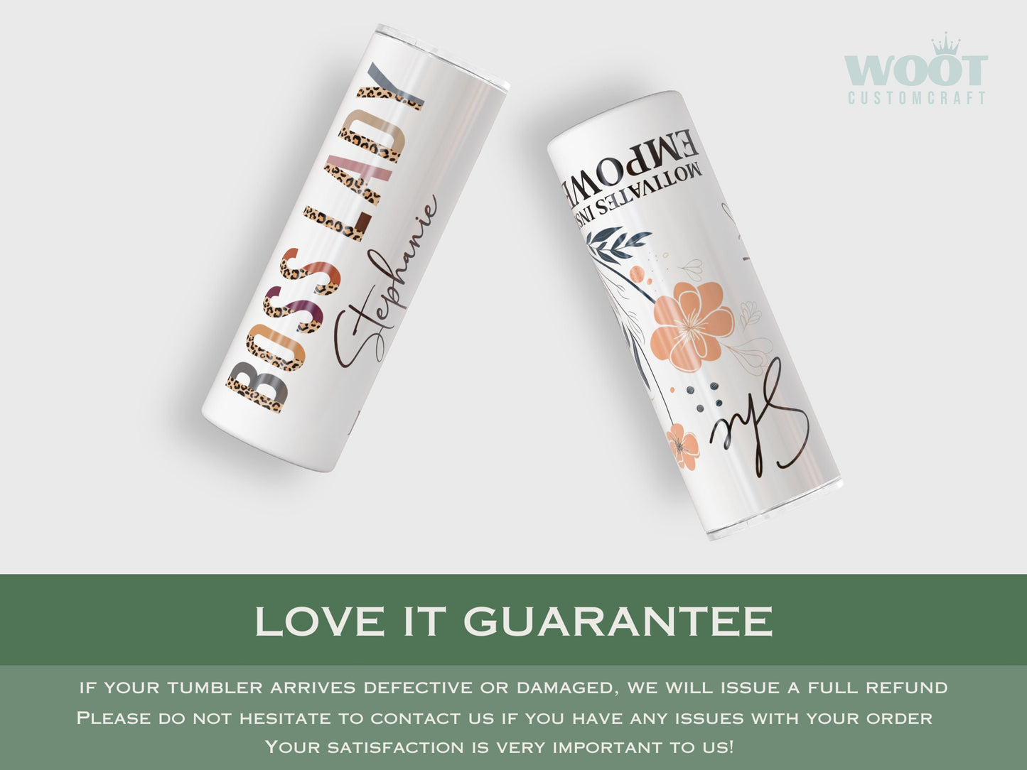 Personalized Boss Lady Tumbler - Custom Gift for Women and Managers