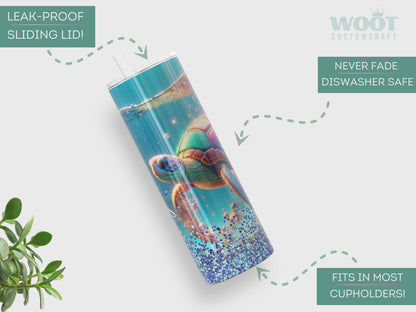Personalized Sea Turtle Tumbler - Perfect Gift for Turtle Lovers and Unique Travel Cup for Her