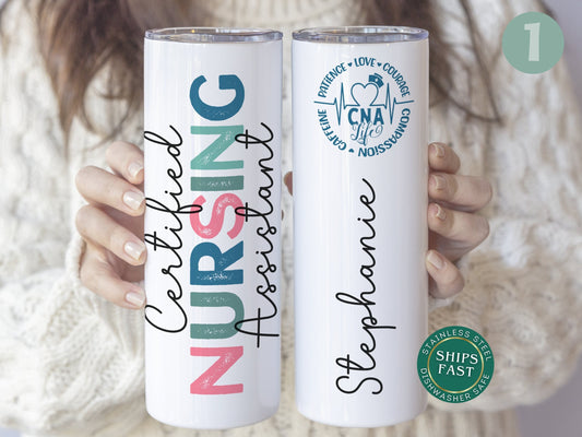 CNA Tumbler Personalized, CNA Nurse Gift, Custom CNA Nurse Tumbler, Cna Tumbler Cup, Certified Nursing Assistant Tumbler, Cna Gift For Cna