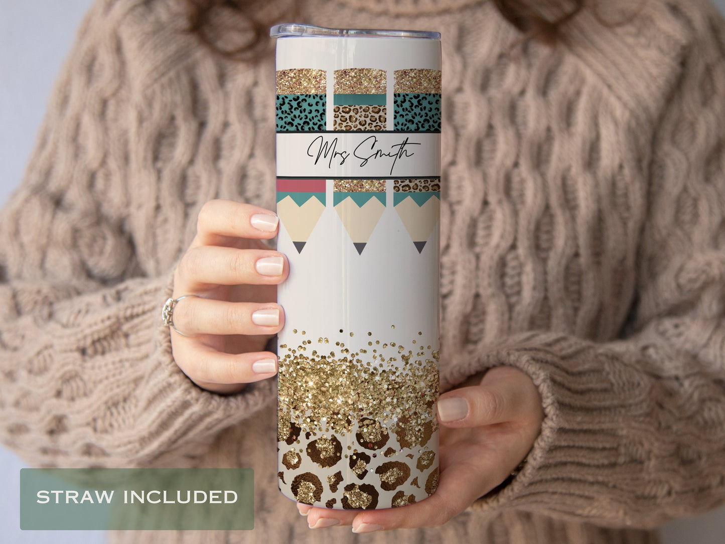 Personalized Teacher Life Tumbler - Custom Appreciation Gift for Educators