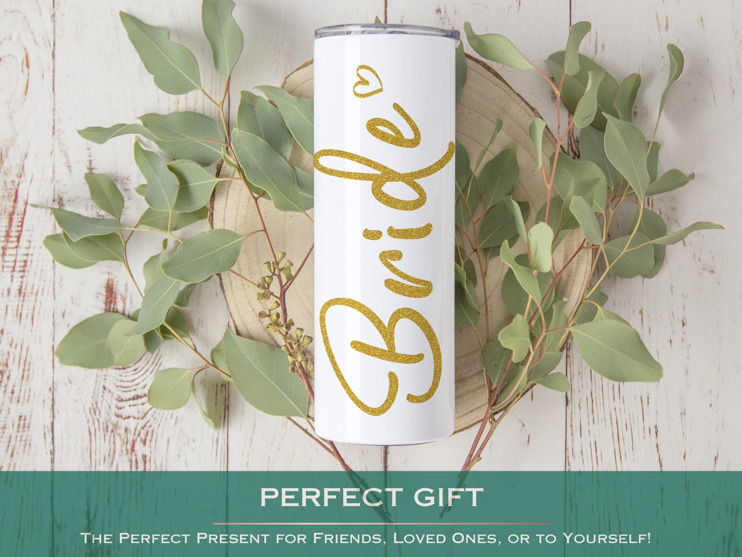 Personalized Bride Tumbler - Custom Wedding Gift for Bride and Groom