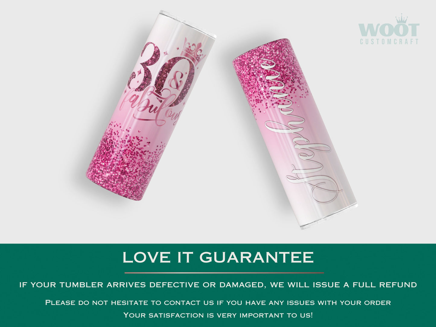 Personalized 30th Birthday Tumbler - Fabulous Gift for Her