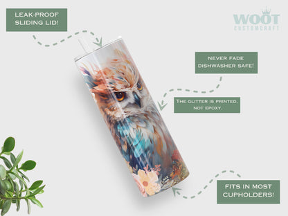 Personalized Glitter Teacher Tumbler - Appreciation Gift for Educators