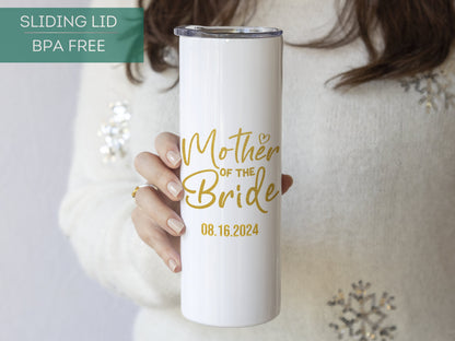 Mother of the Bride Tumbler Personalized, Mother of Bride Cup, Mother of the Groom Tumbler, Mother of the Bride Gift, Mother Bride Tumbler
