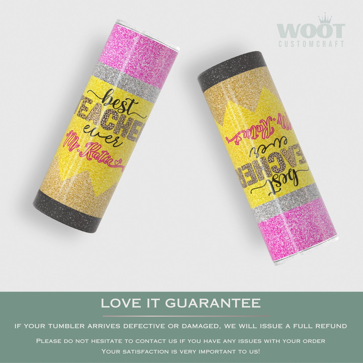 Personalized Teacher Tumbler - Gift for Teacher Appreciation