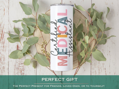 Personalized CMA Tumbler - Custom Certified Medical Assistant Cup Perfect Graduation Gift for Nurses