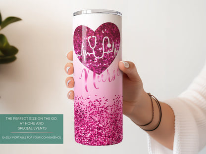 Personalized Nurse Tumbler - RN Graduation Gift for Nursing Students