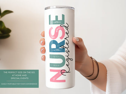 Personalized RN Tumbler - Custom Registered Nurse Graduation Gift | Ideal Cup for RNs