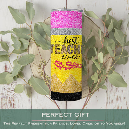 Personalized Teacher Tumbler - Gift for Teacher Appreciation