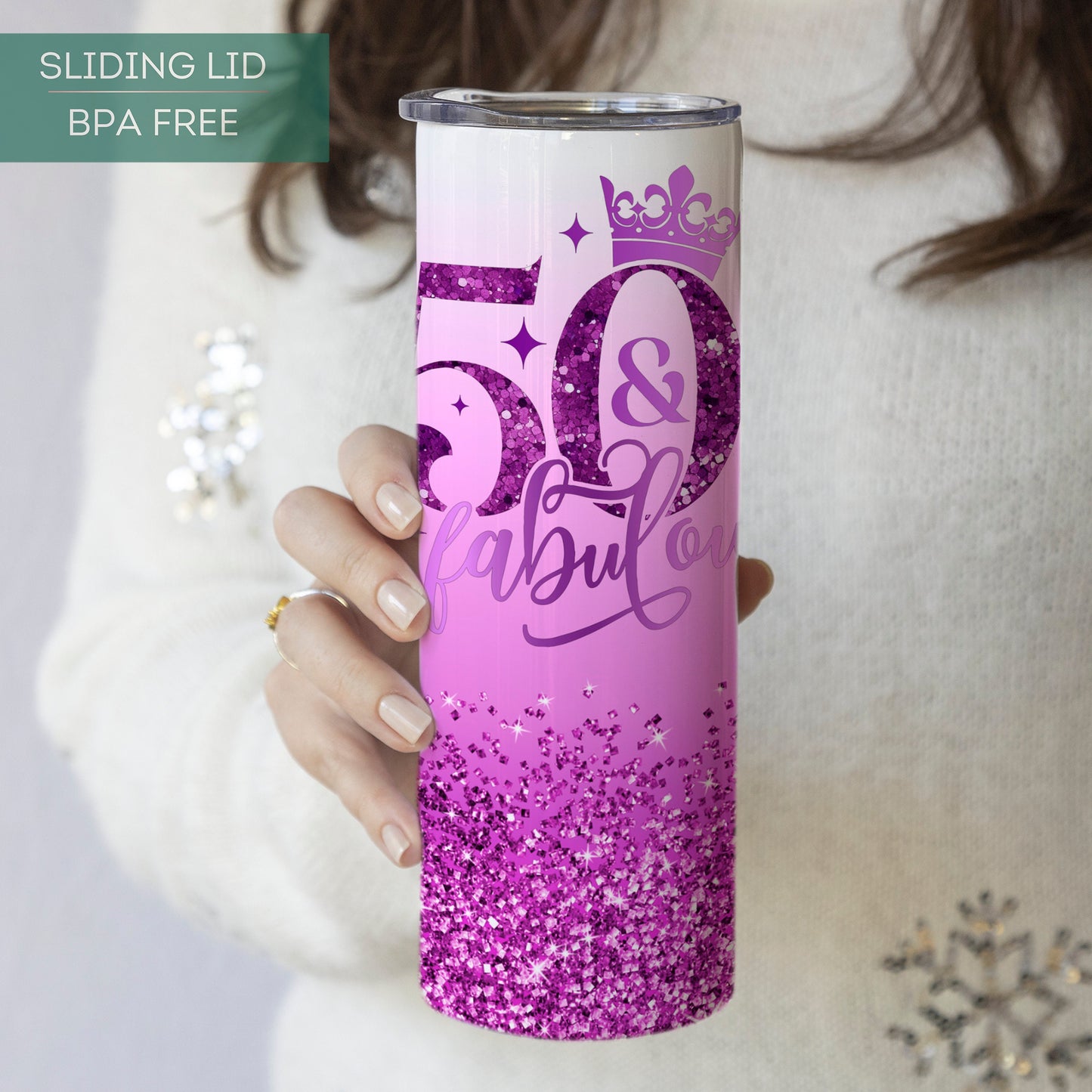 Happy 50th Birthday Cup Tumbler Custom