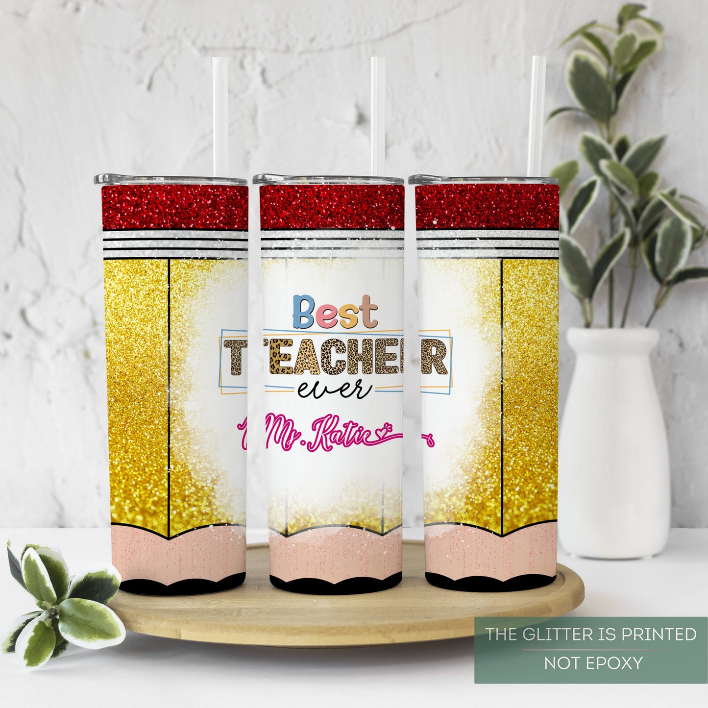 Personalized Teacher Tumbler - Gift for Teacher Appreciation