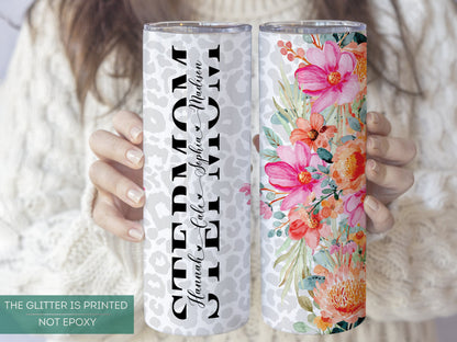 Personalized Stepmom Tumbler - Custom Gift from Step Kids