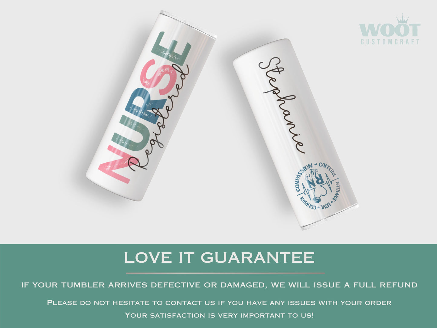 Personalized RN Tumbler - Custom Registered Nurse Graduation Gift | Ideal Cup for RNs