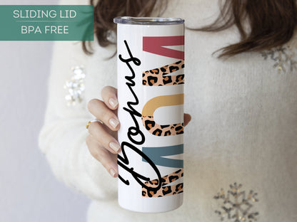 Personalized Bonus Mom Tumbler - Custom Gift with Kids' Names