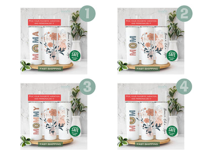 Personalized Mama Tumbler with Kids' Names - Perfect Mother's Day or Birthday Gift for Mom