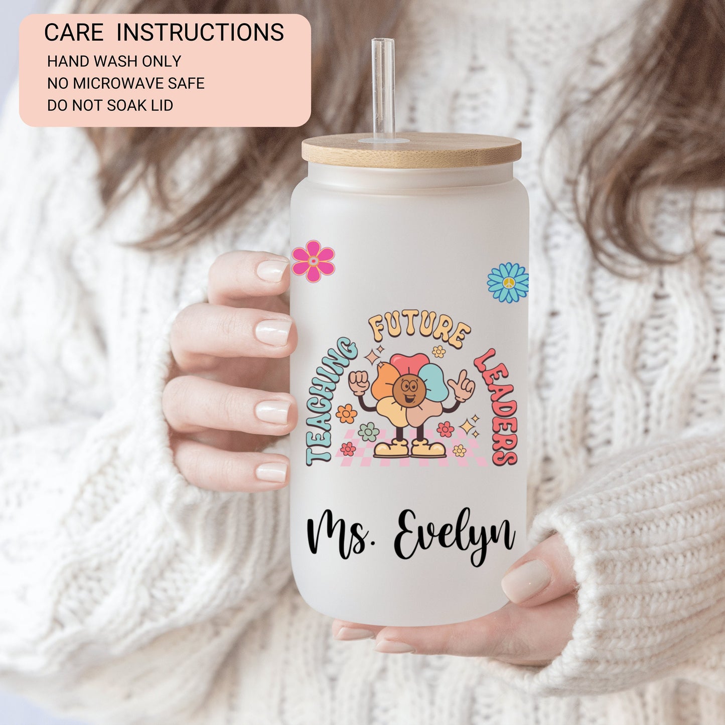 Personalized Teacher Cup - Future Leaders Tumbler for Teacher Appreciation