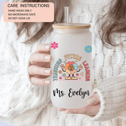 Personalized Teacher Cup - Future Leaders Tumbler for Teacher Appreciation