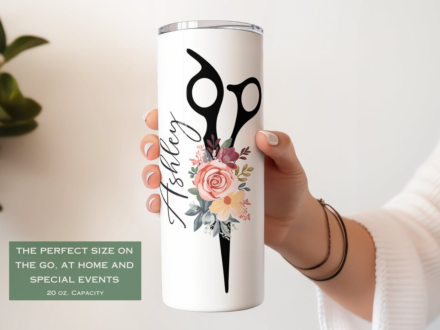 Personalized Rainbow Leopard Tumbler - Unique Gift for Hair Stylists and Grads