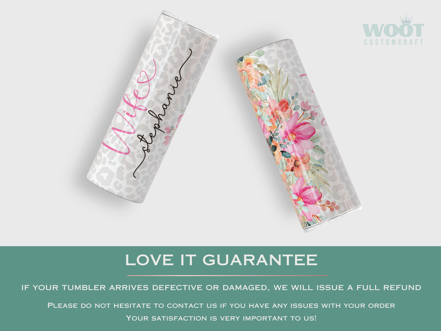 Personalized Wife Tumbler - Custom Travel Cup for Birthday Appreciation Gift