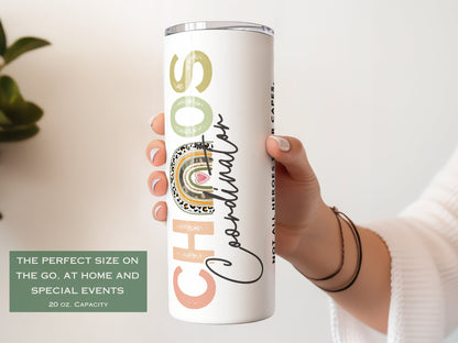 Personalized Chaos Coordinator Tumbler - Gift for Teachers and Day Care Bosses