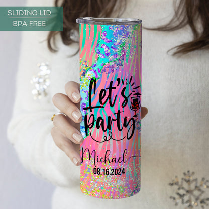 Personalized Party Tumbler - Custom Travel Cup for Celebrations