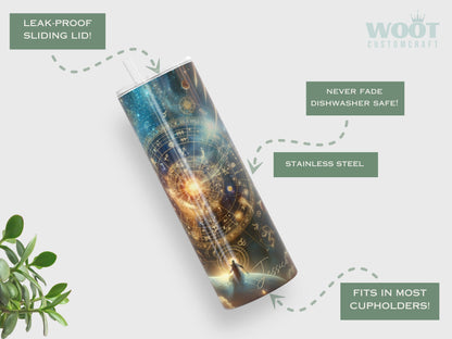 Celestial Zodiac Tumbler - Astrology Gift for Women