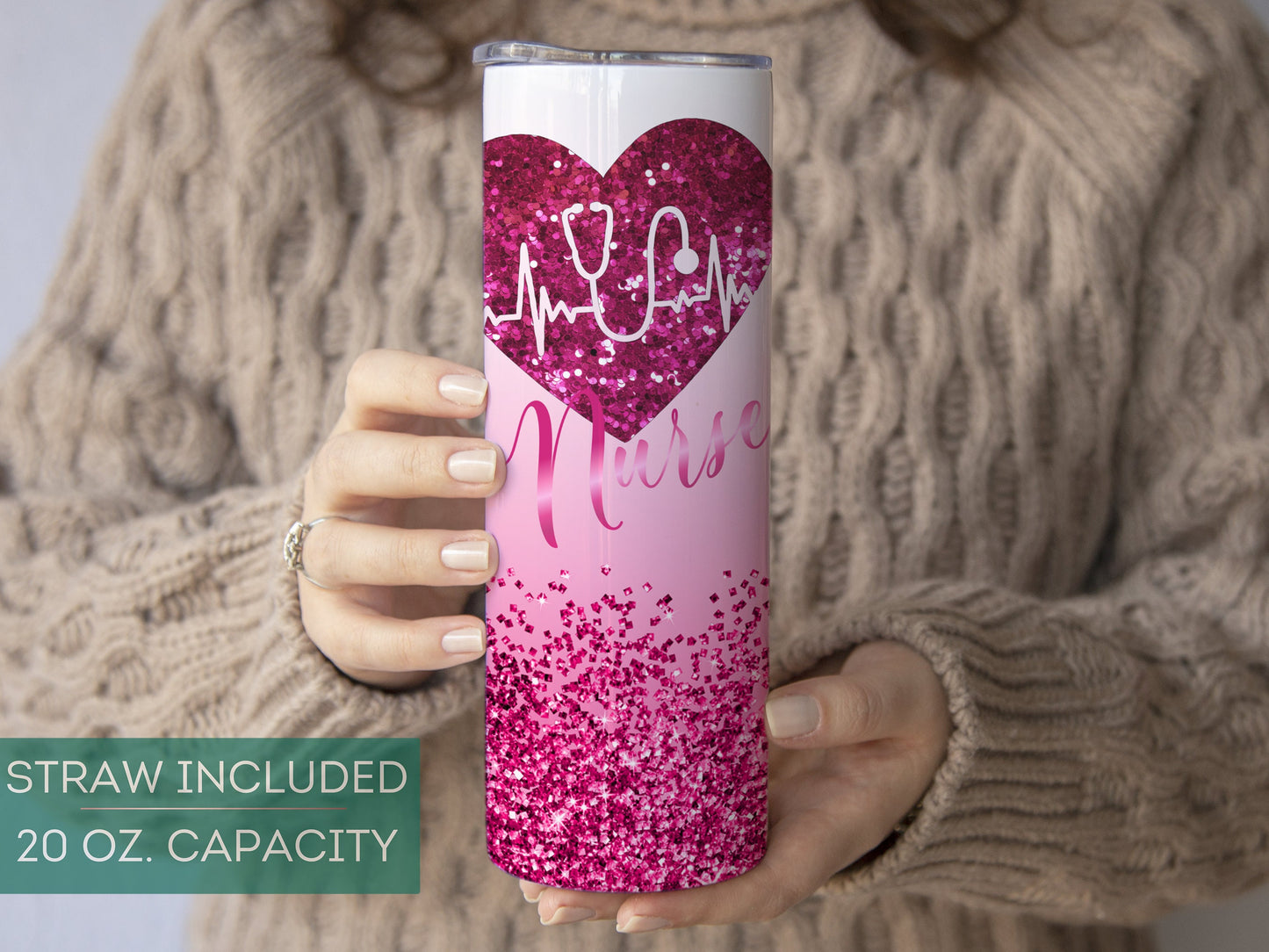 Personalized Nurse Tumbler - RN Graduation Gift for Nursing Students