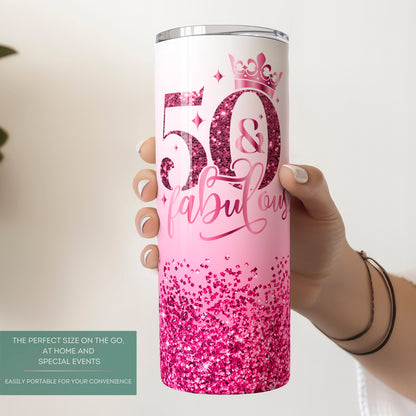 Birthday Tumbler Personalized 50th Birthday Cup Gifts