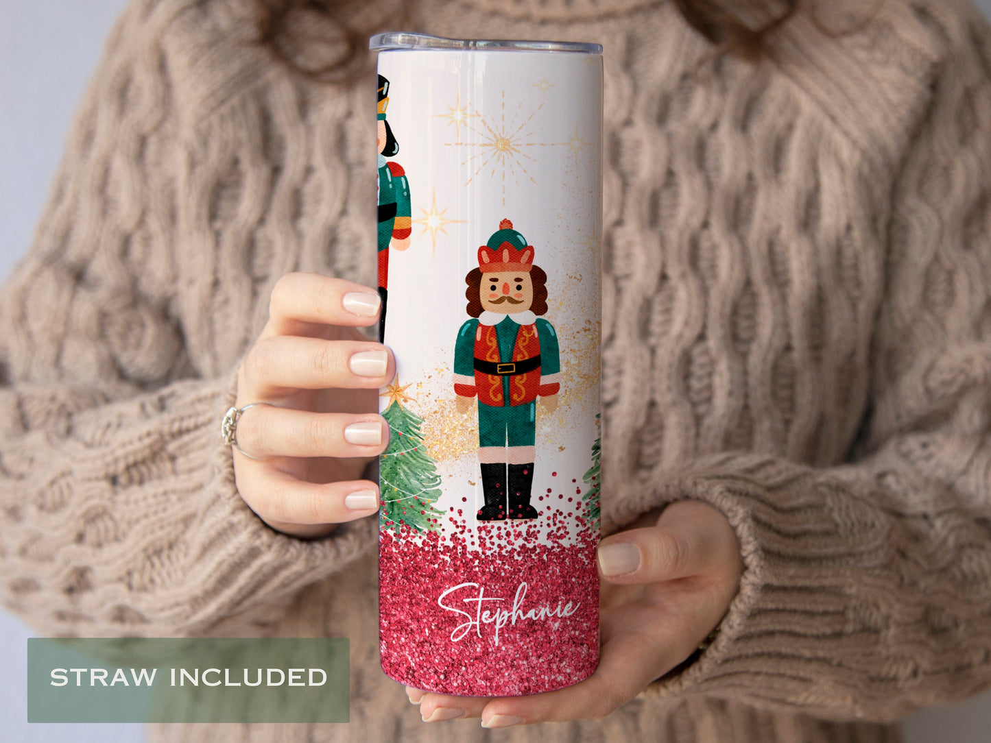 Personalized Nutcracker Tumbler - Unique Holiday Gift for Christmas Lovers