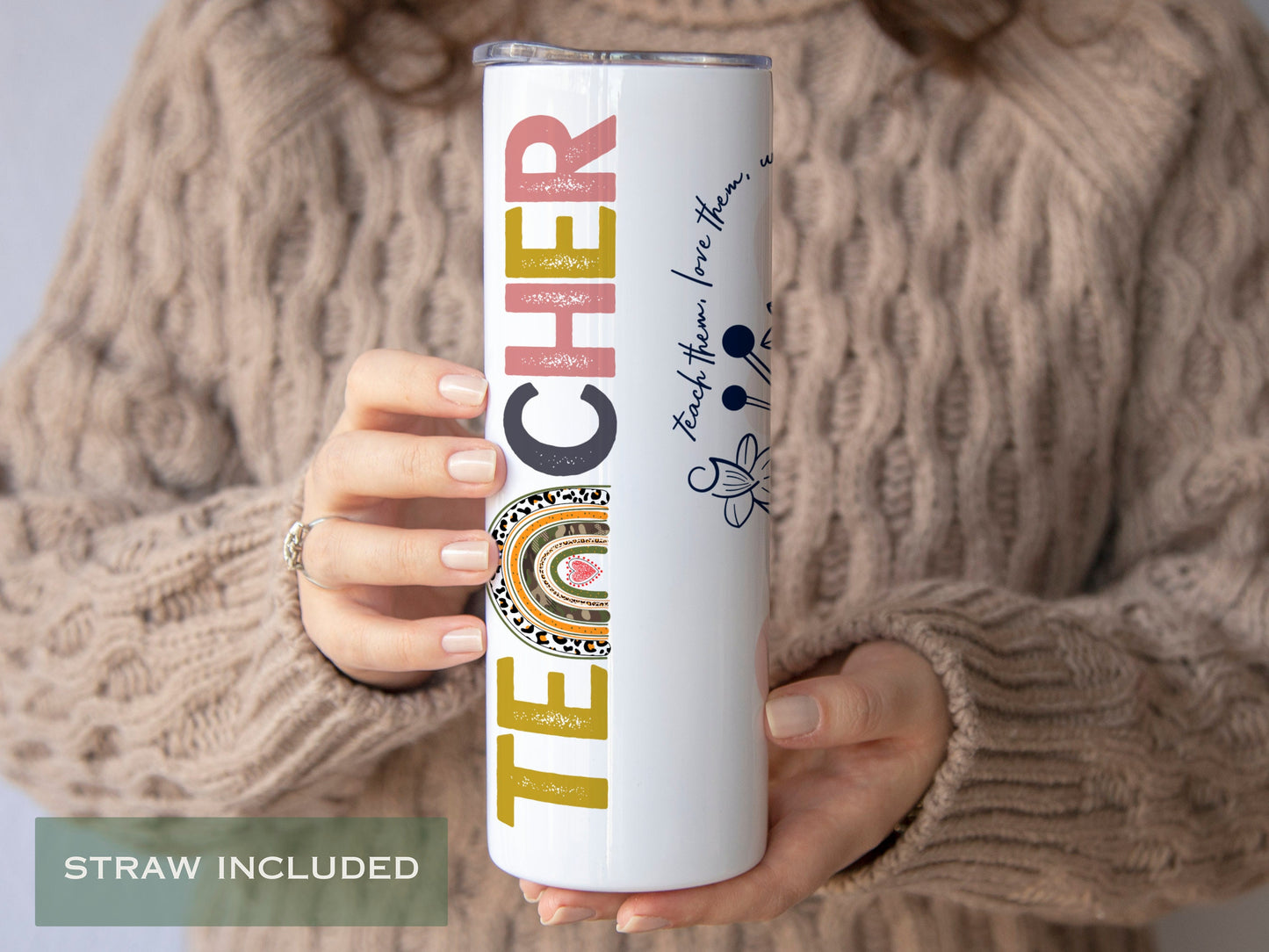 Personalized Teacher Travel Mug - Custom Gift for Teacher Appreciation