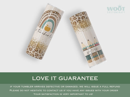 Personalized Teacher Life Tumbler - Custom Appreciation Gift for Educators