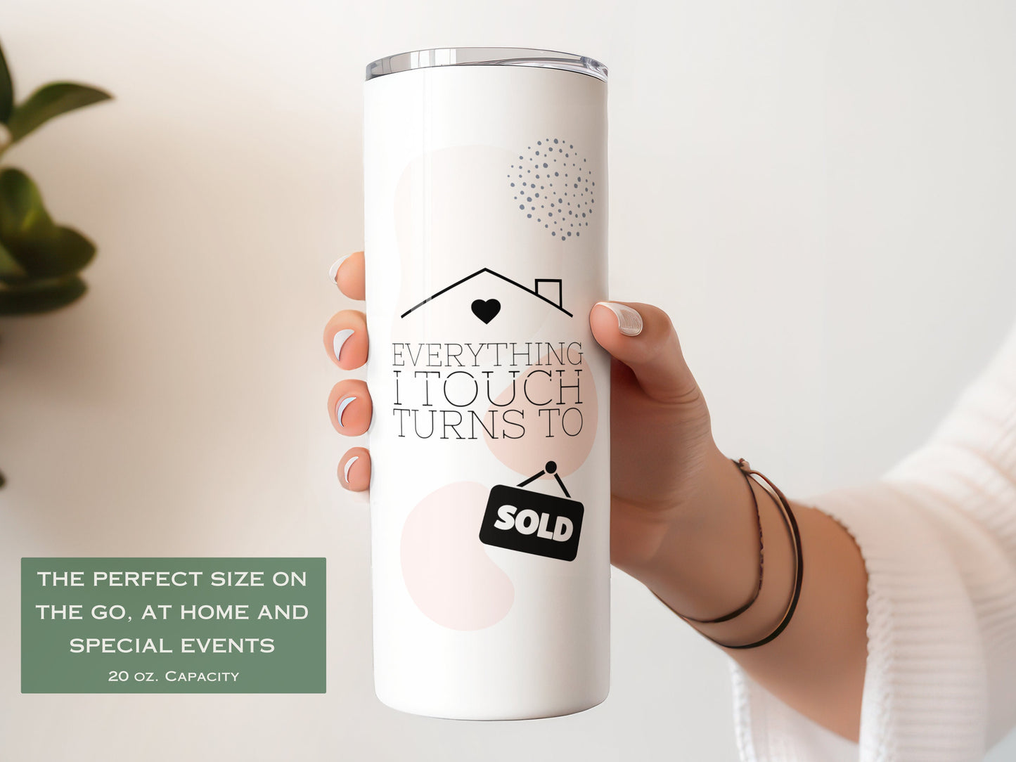 Personalized Realtor Tumbler - Perfect Gift for Real Estate Agents and Closing Thank You