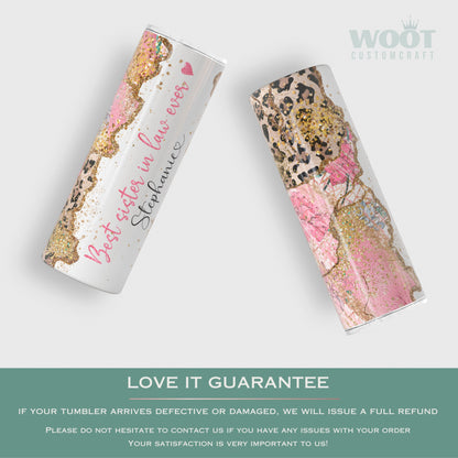 Personalized Sister-in-Law Tumbler - Best Sister-in-Law Ever Travel Cup Gift