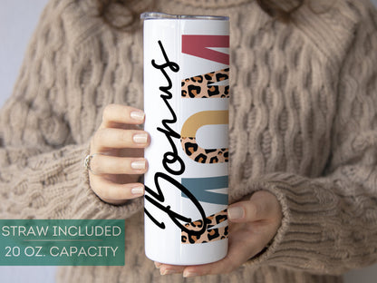 Personalized Bonus Mom Tumbler - Custom Gift with Kids' Names