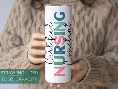 CNA Tumbler Personalized, CNA Nurse Gift, Custom CNA Nurse Tumbler, Cna Tumbler Cup, Certified Nursing Assistant Tumbler, Cna Gift For Cna