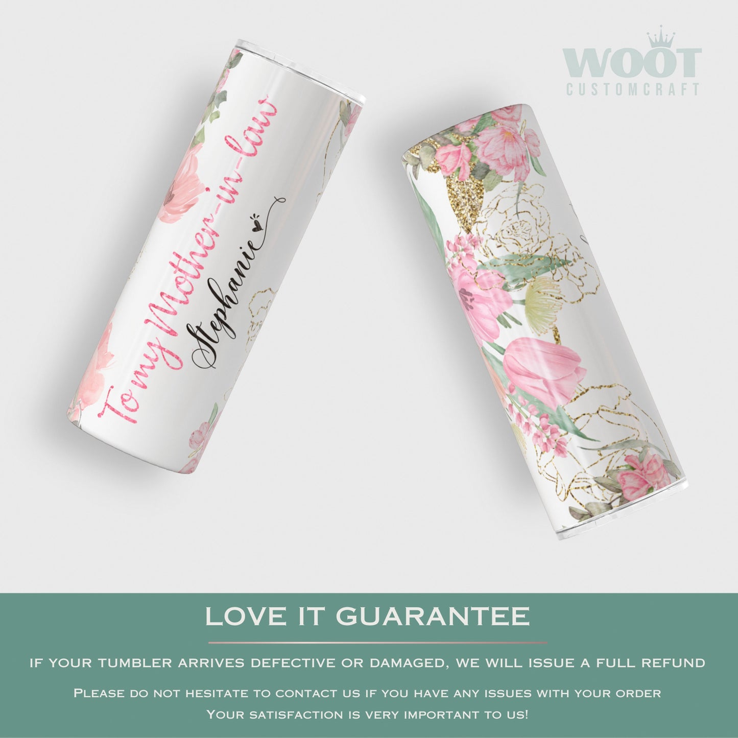 Personalized Tumbler for Mother-in-Law - Unique Gift from Son or Daughter-in-Law