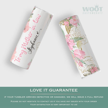 Personalized Tumbler for Mother-in-Law - Unique Gift from Son or Daughter-in-Law
