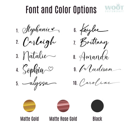 Personalized Maid of Honor Tumbler - Custom Frosted Glass Gift for Her