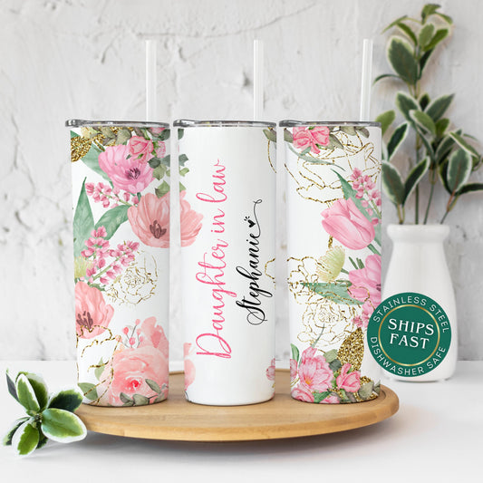 Personalized Daughter-In-Law Tumbler - Thoughtful Gift from Mother-In-Law