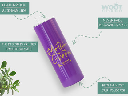 Mother Of The Groom Tumbler Personalized, Mother Of Groom Cup, Mother Of The Bride Tumbler, Mother Of The Groom Gift, Mother Groom Tumbler