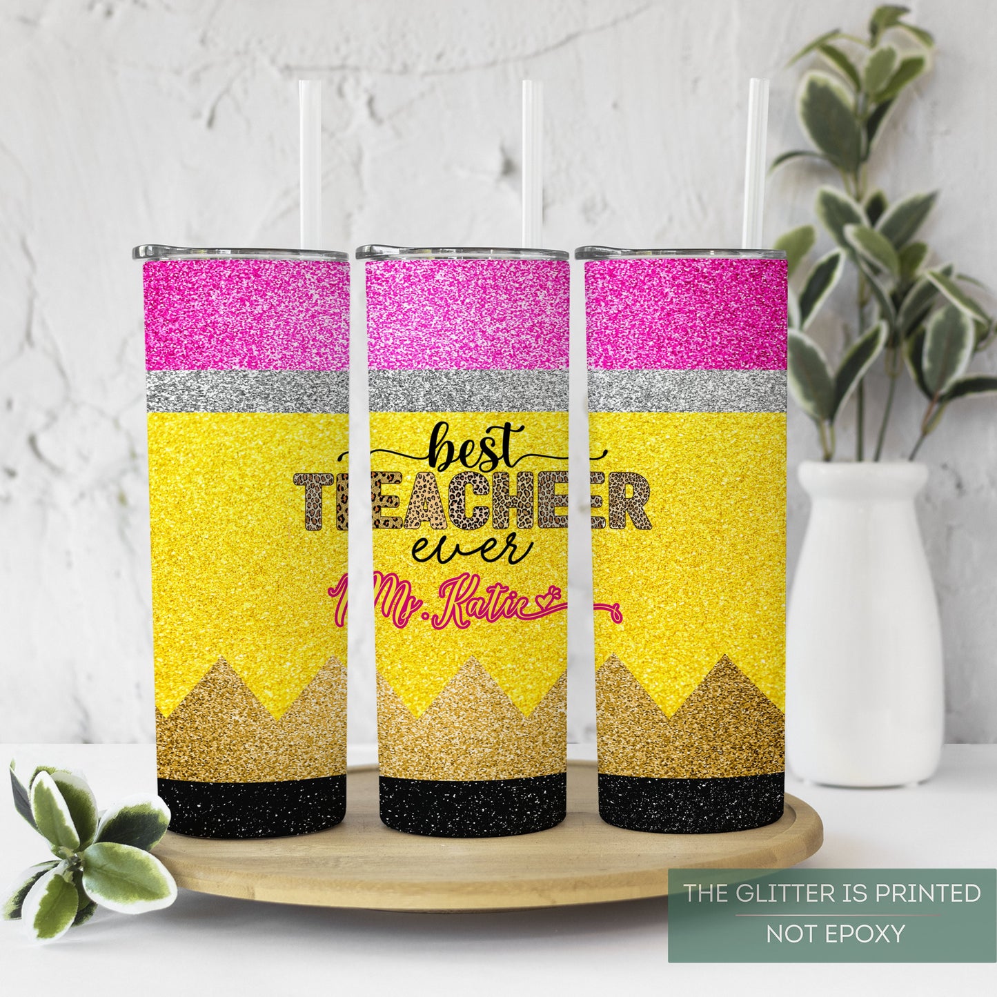 Personalized Teacher Tumbler - Gift for Teacher Appreciation