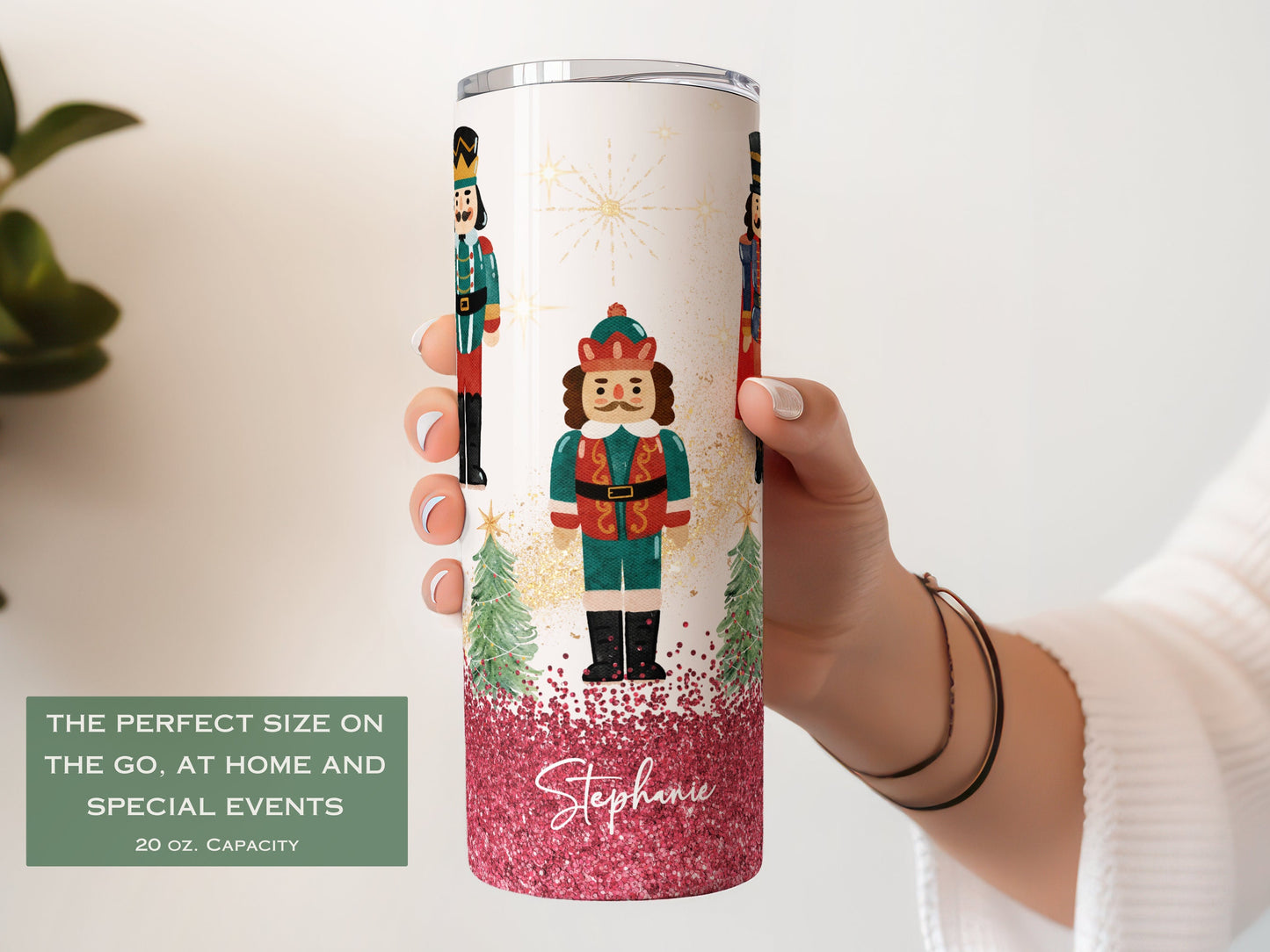Personalized Nutcracker Tumbler - Unique Holiday Gift for Christmas Lovers