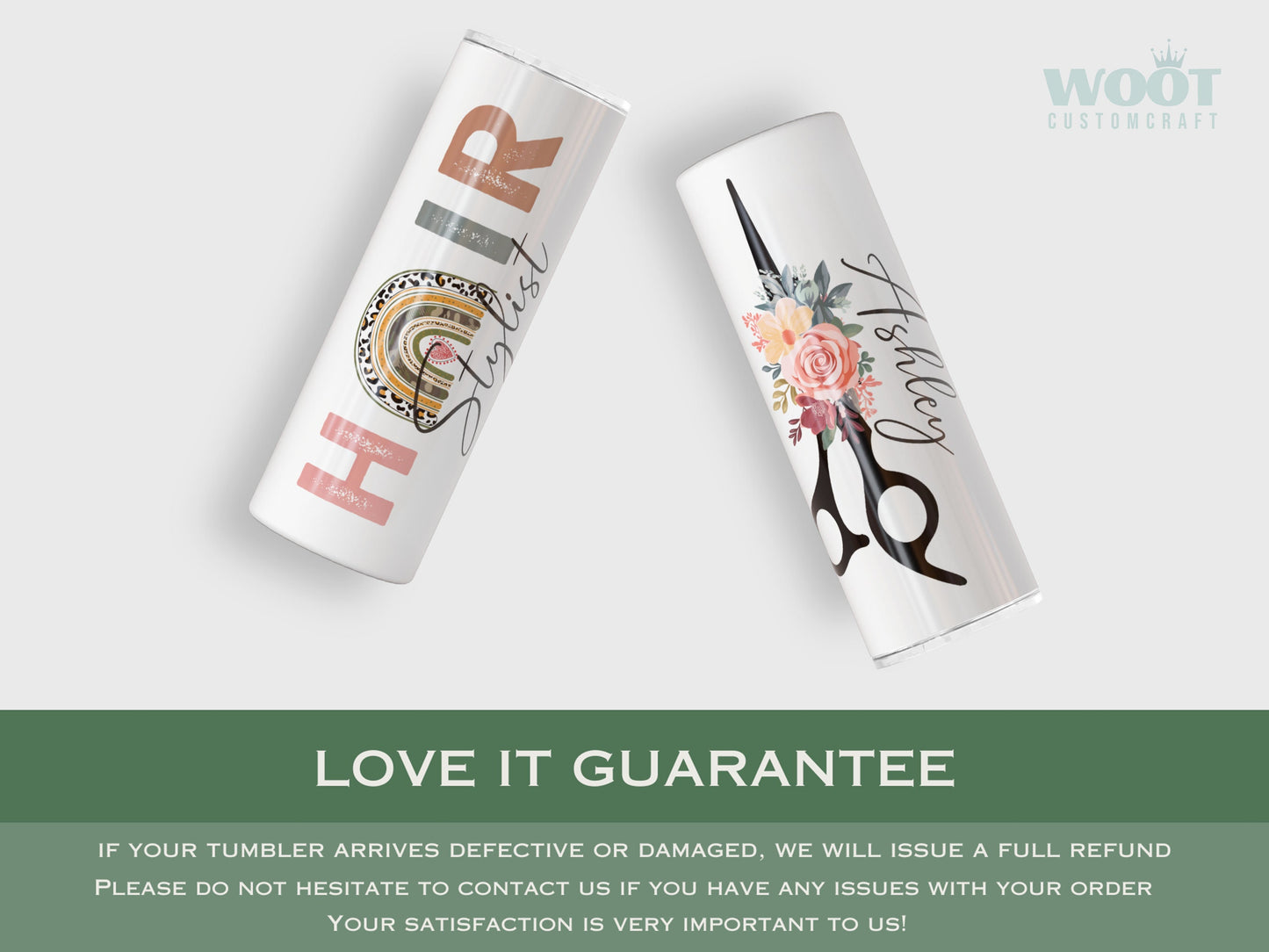 Personalized Rainbow Leopard Tumbler - Unique Gift for Hair Stylists and Grads