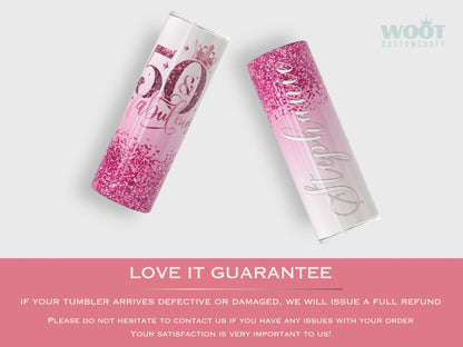 Personalized 50th Birthday Tumbler - Fabulous Gift Cup for Her | Perfect 50th Celebration Favor